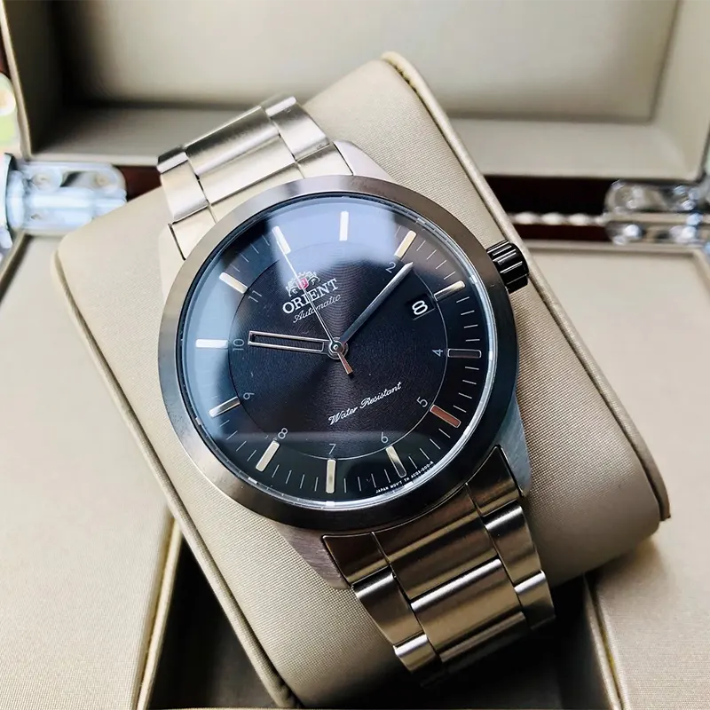 Orient Sentinel Black Dial Men's Watch- FAC05001B0